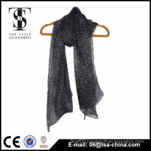 2014 new style of plain chiffon scarf for women